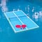 PoolCandy 4.5ft. Floating Table Tennis Set
